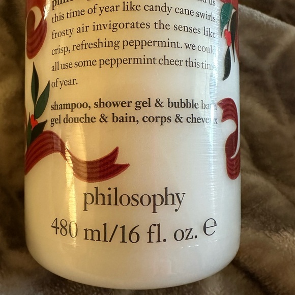 Philosophy Candy Cane Shampoo,shower gel and bubble bath 16oz - Picture 2 of 4